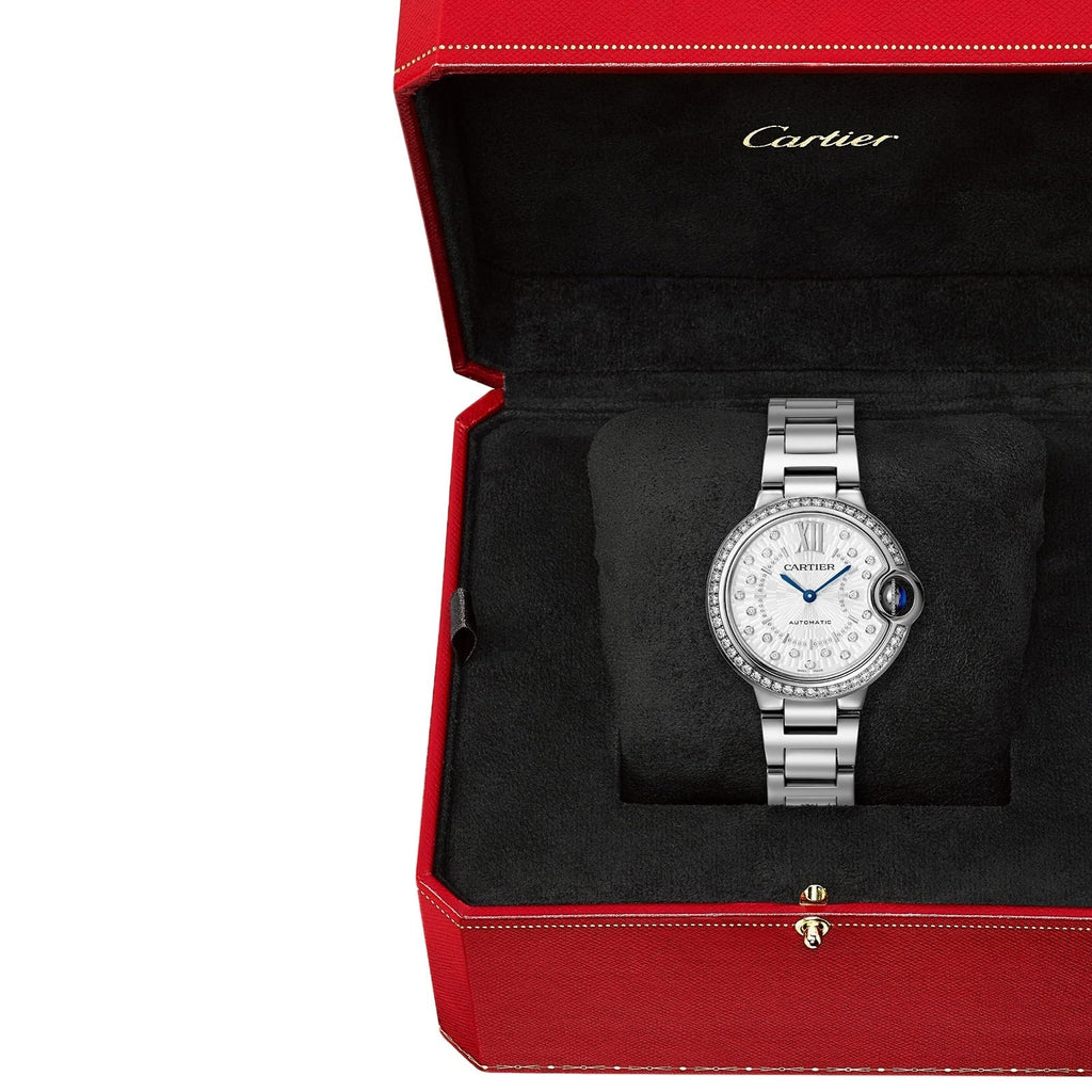 Ballon Bleu de Cartier 33 | 33mm, Steel, Diamond Grey Dial