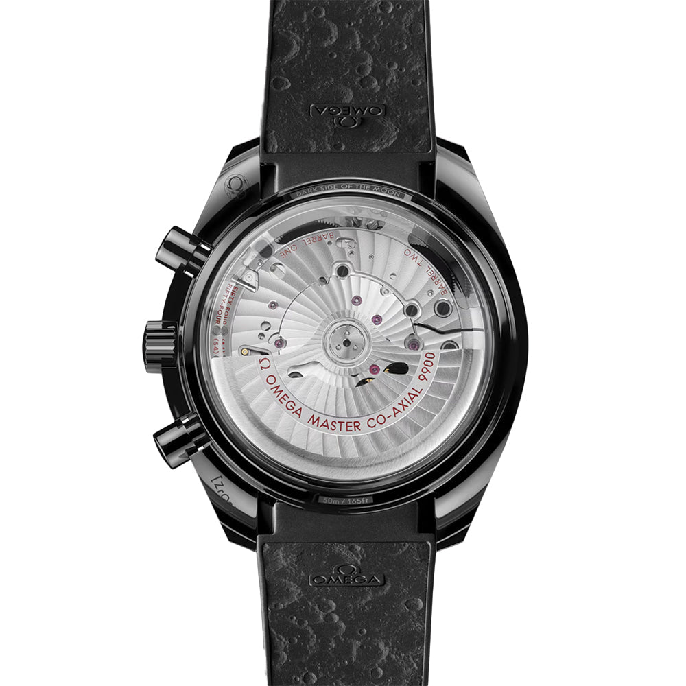 OMEGA Speedmaster Dark Side of the Moon Black Ceramic 44.25mm - Black on Rubber Strap