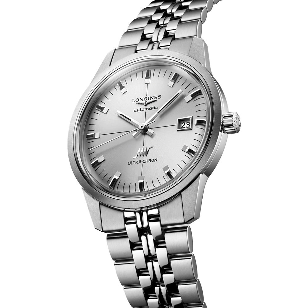 longines Ultra-Chron Classic 40mm - Silver on Bracelet