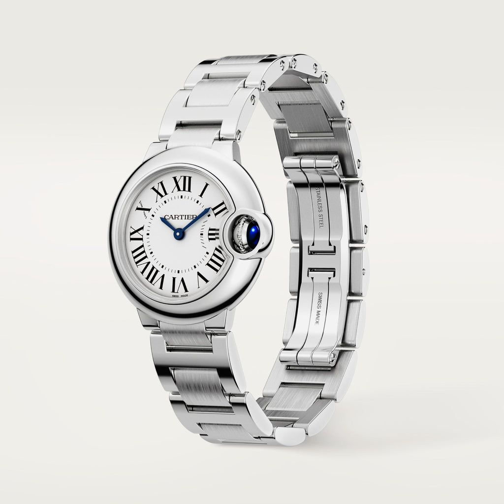 Ballon Bleu de Cartier 28 | 28mm, Steel, Silvered Dial